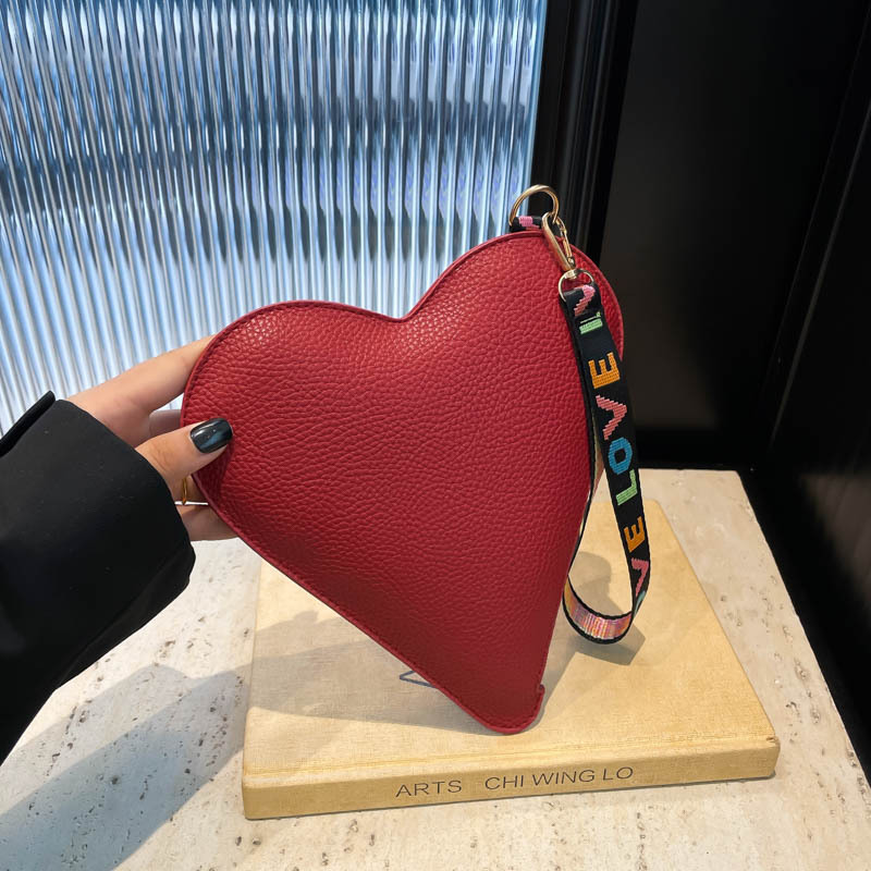 Women Bags Max - Cute Heart Shape Coin Purse Korean