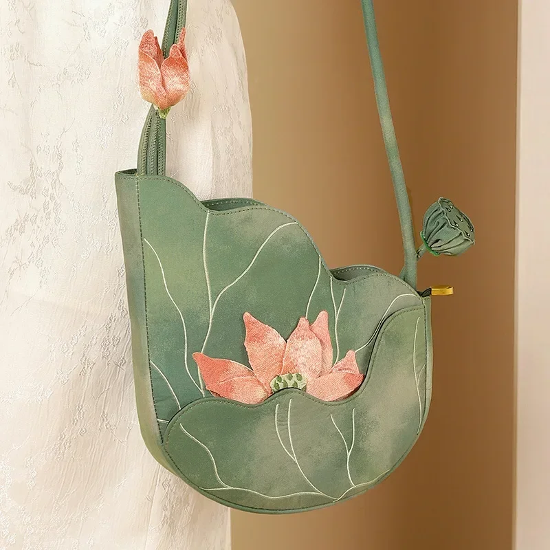 Elegant Chinese Style Lotus Le - Women'S Bags New Collection review and price