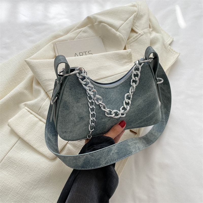 Denim Handheld Small Bag for W - Women Bags Zadig review and price