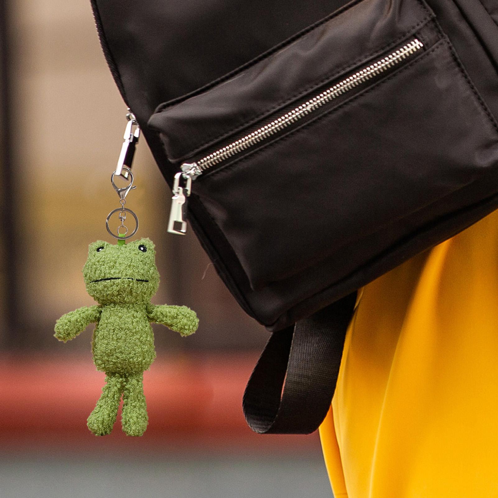 Plush Frog Keychain Bag Charm  - Women'S Bags New Collection review and price