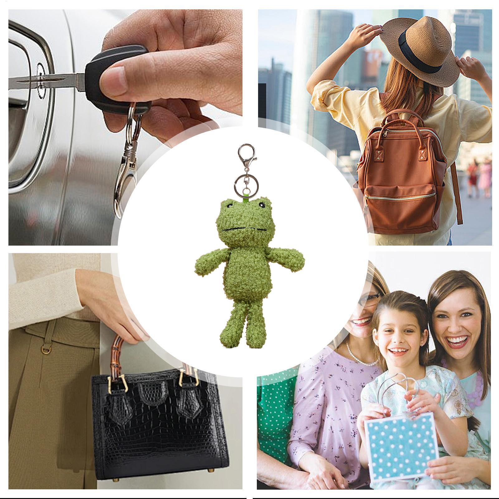 Plush Frog Keychain Bag Charm  - Women'S Bags New Collection review and price