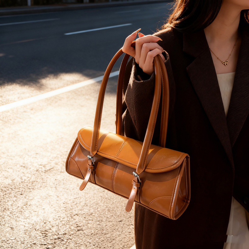 High Quality Burgundy PU Leath - Women Bags For Airport review and price