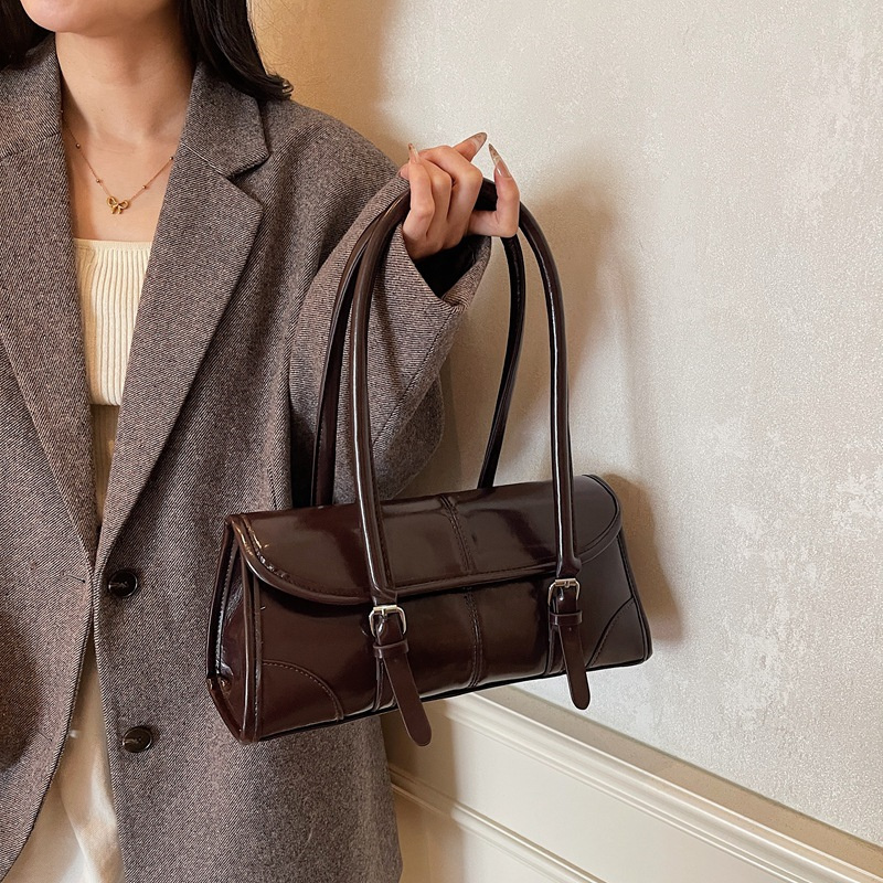 High Quality Burgundy PU Leath - Women Bags For Airport review and price