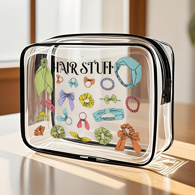 1pc Clear Makeup Bag Transpare - Women Bags For Airport review and price