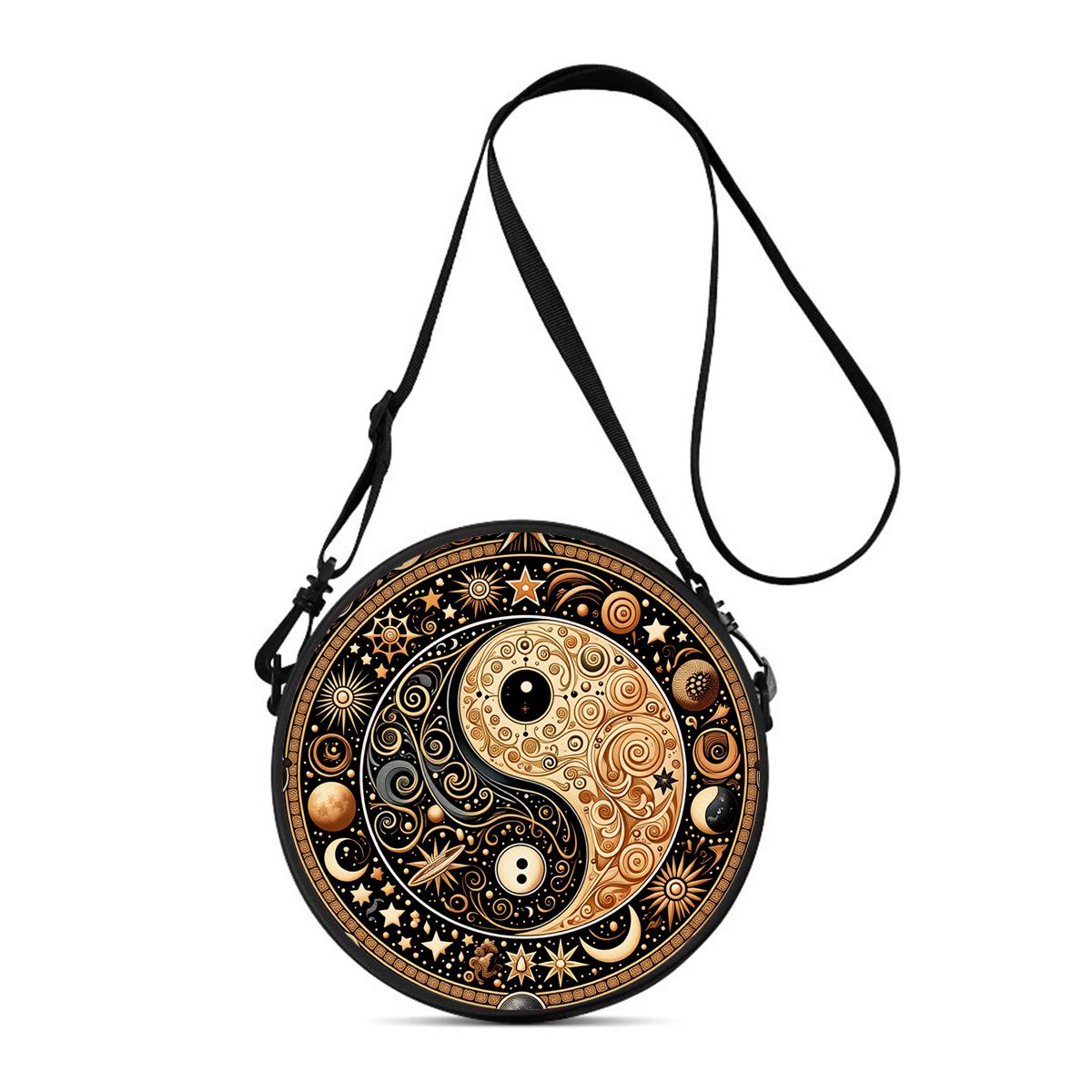 Eight Trigrams Formation Print - Circle Round Bag review and price