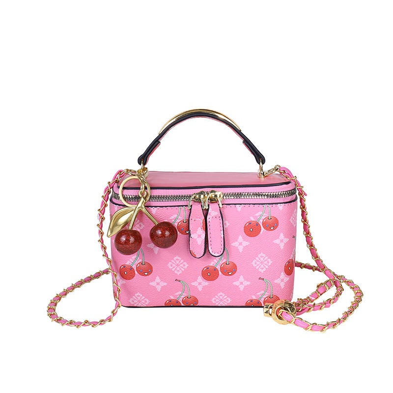 Cherry print mini square box b - Women Bags Zadig review and price