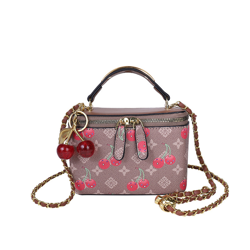 Cherry print mini square box b - Women Bags Zadig review and price