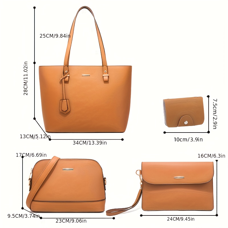 4pcs Fashion Women's Bag Sets  - Women'S Retro Bags review and price