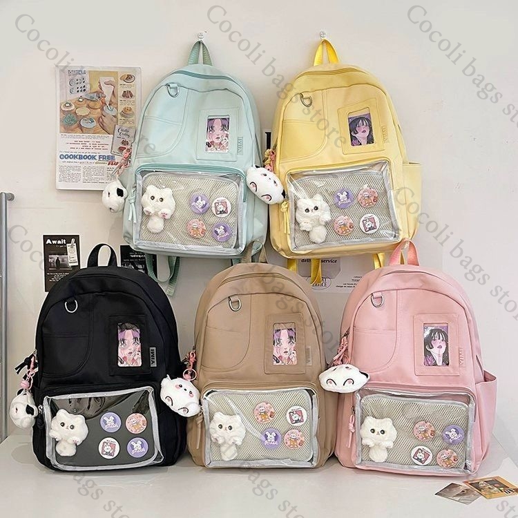 Solid Color Candy Color Backpa - Women Bags Deals review and price
