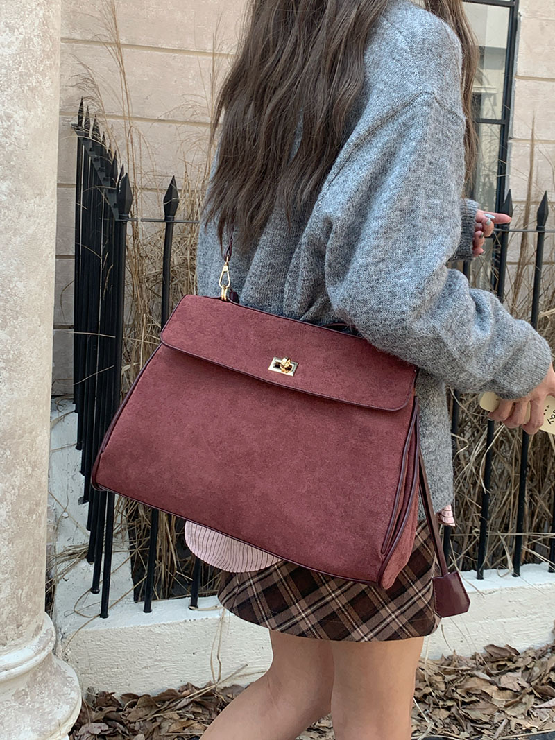 Faux suede women handbag Large - Women Bags For Airport review and price