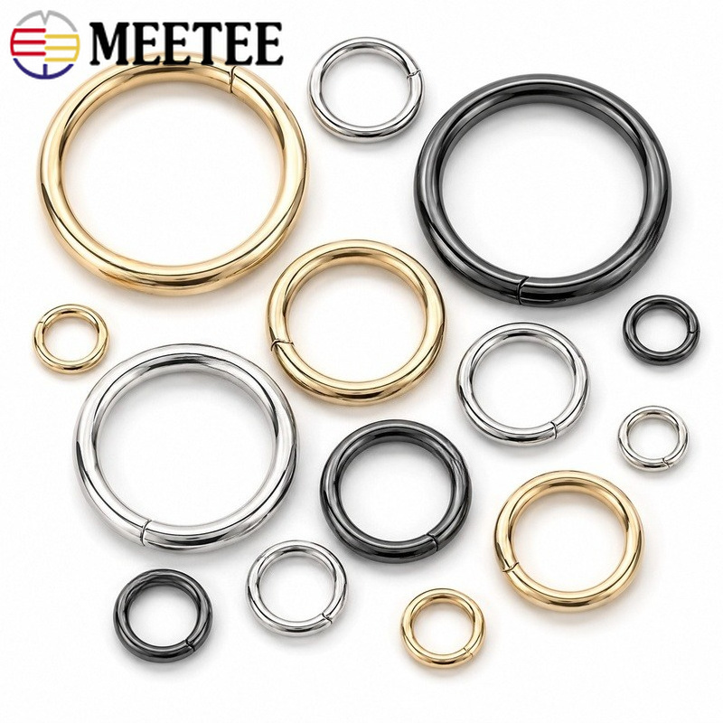 10/20pcs 20-50mm Metal O Ring  - Circle Round Bag review and price