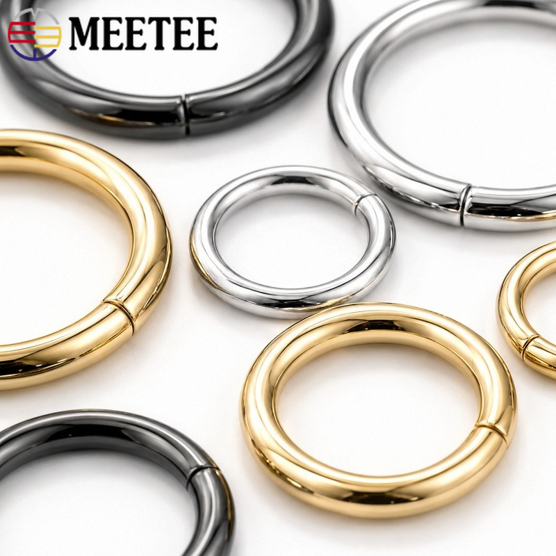 10/20pcs 20-50mm Metal O Ring  - Circle Round Bag review and price