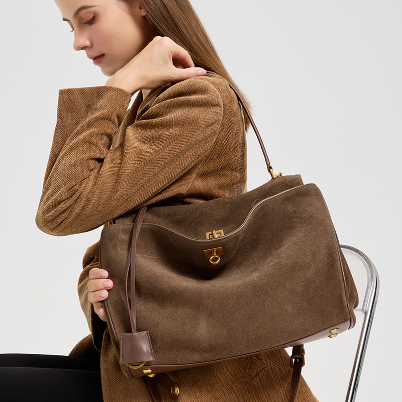 Ladies' large capacity genuine - Women Bags For Airport review and price