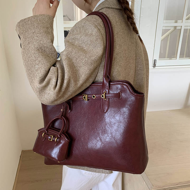 LEFTSIDE Big PU Leather Short  - Women Bags For Airport review and price