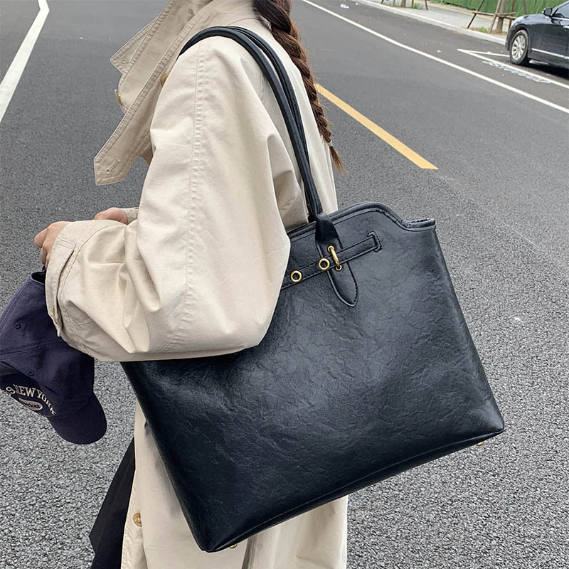 LEFTSIDE Big PU Leather Short  - Women Bags For Airport review and price